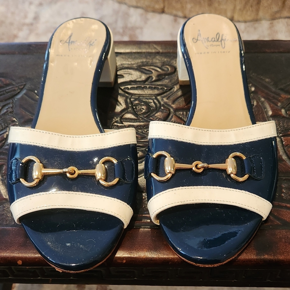 Amalfi by Rangoni horsebit block heel women's 8.5